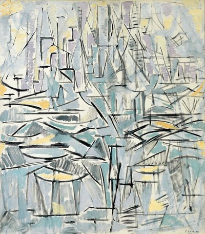 Composition No. XVI by Piet Mondrian